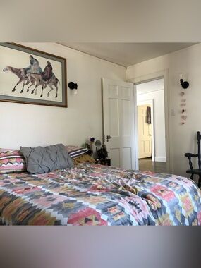 West Elm Queen duvet & matching cases